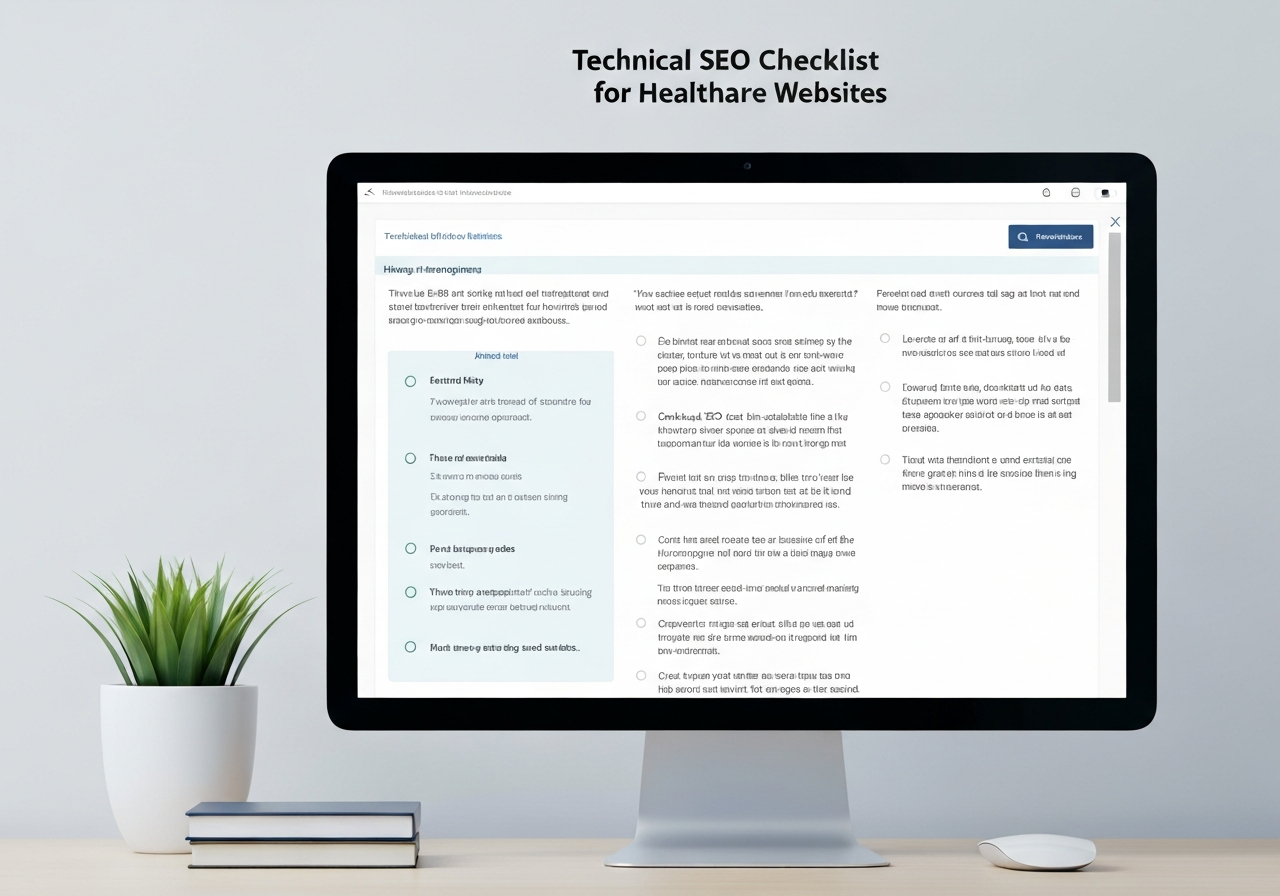 technical SEO healthcare