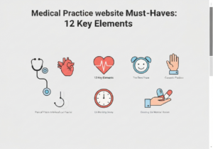 medical practice website elements