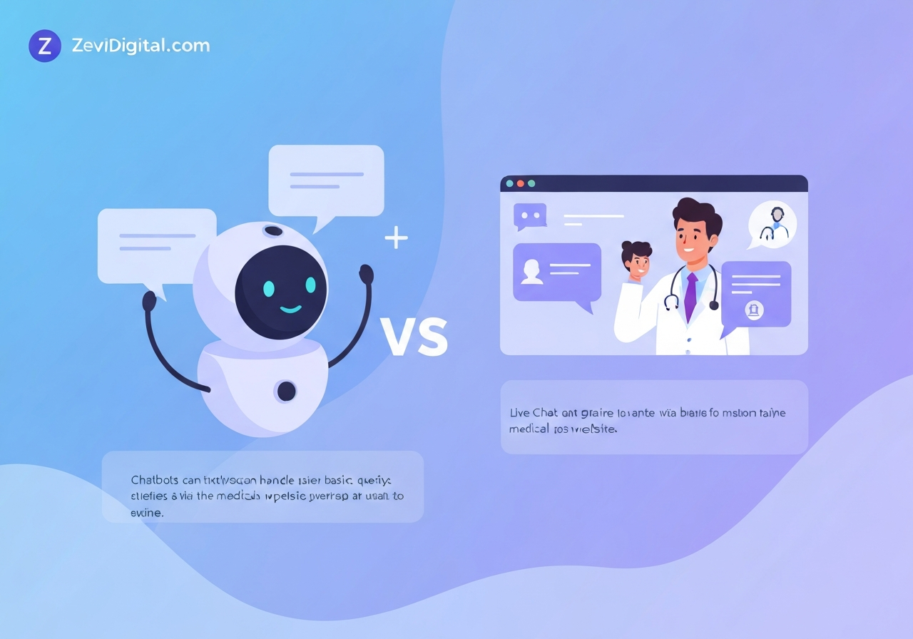 chatbot vs live chat medical