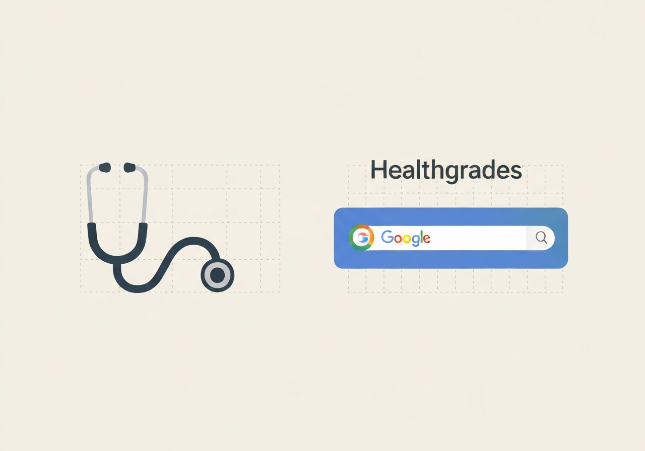 healthgrades vs google reviews